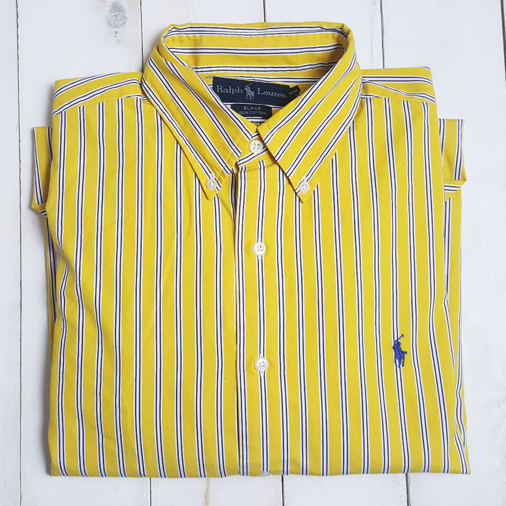 Polo Ralph Lauren Long Sleeve Shirt Large Striped
